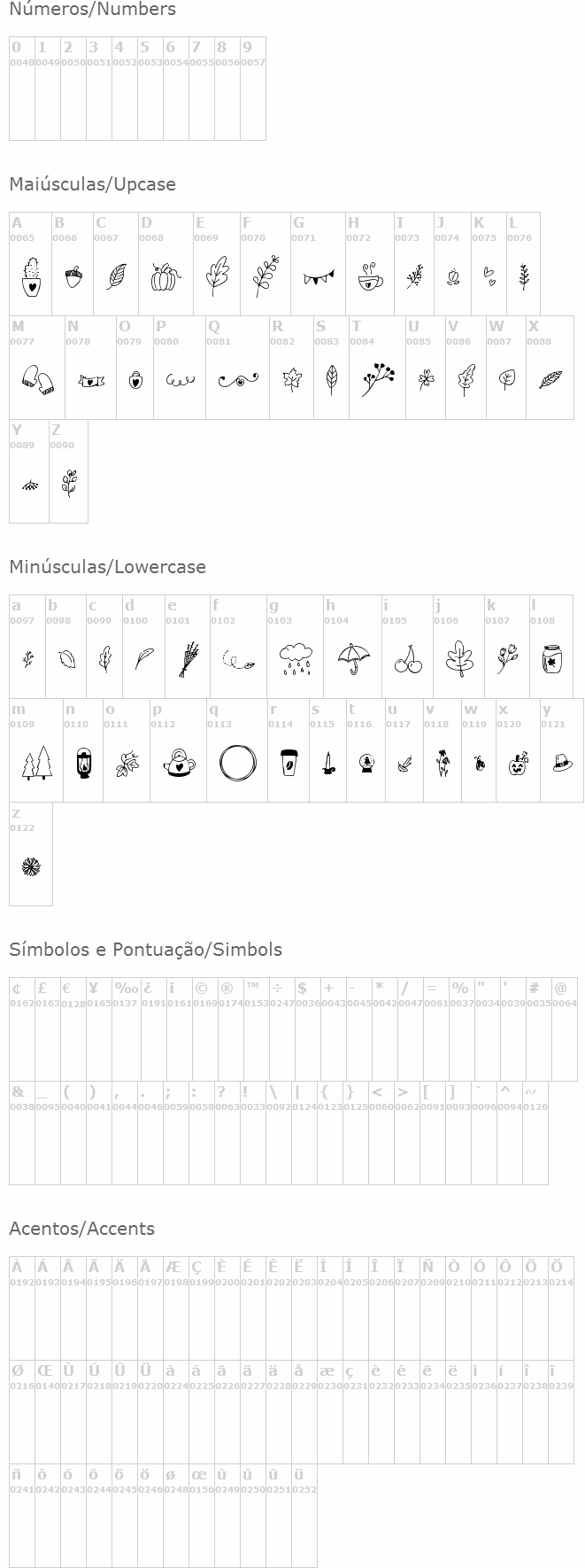 Autumn Dingbats