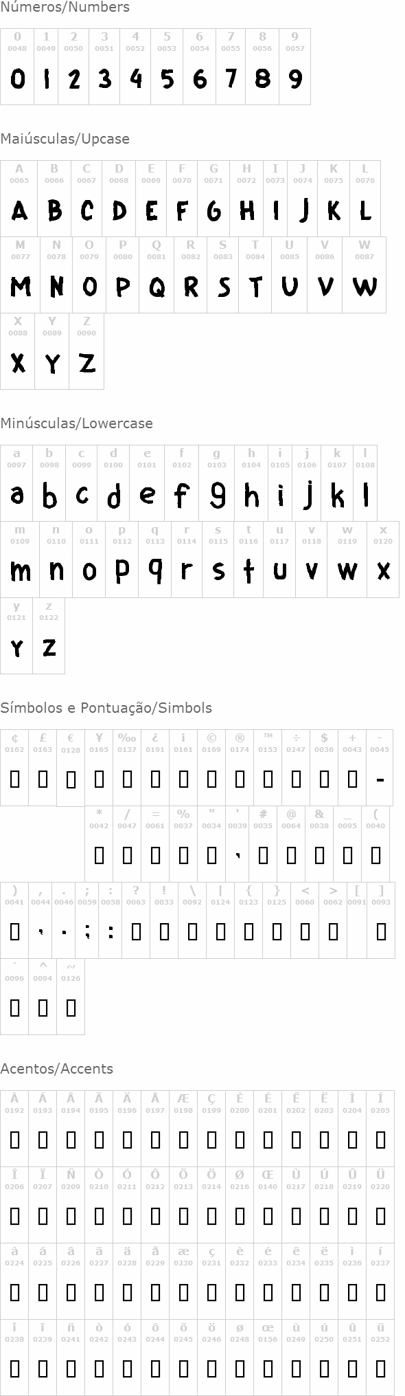 CF I Love Ugly Fonts