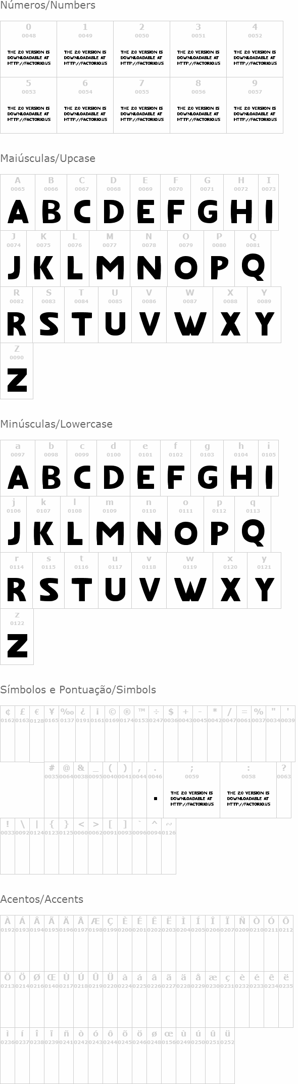 Fat Font