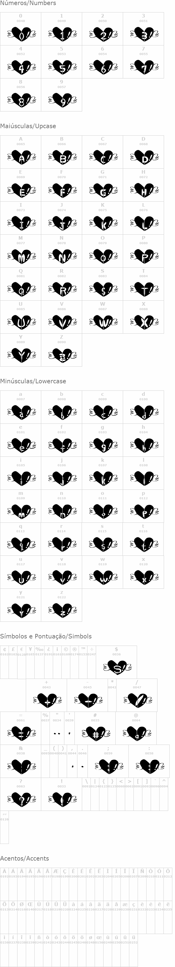 Heart Font