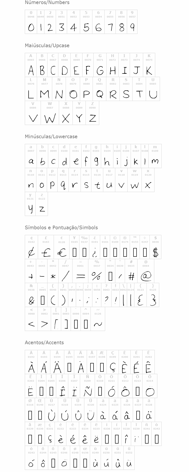 Large Handwriting