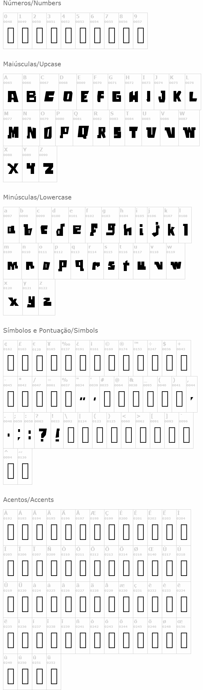 Square Font