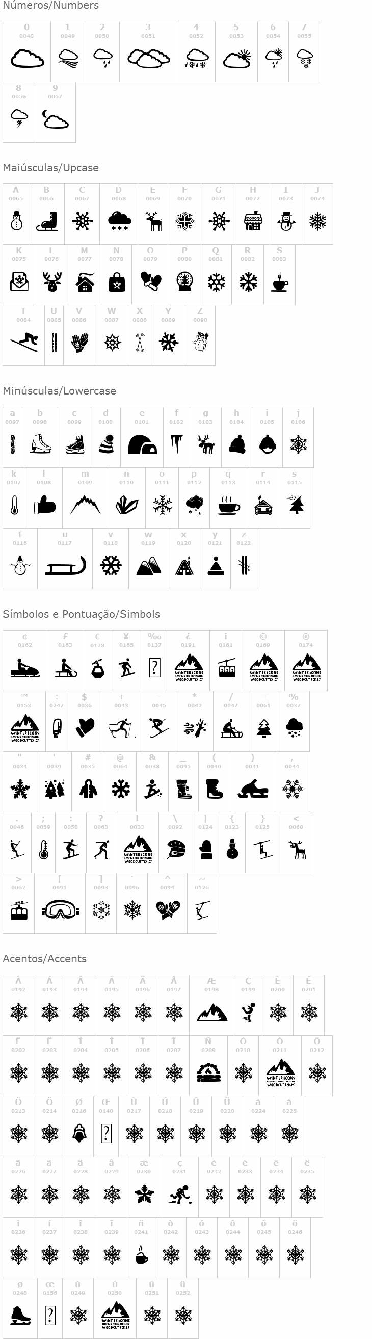 Winter Icons